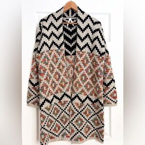 Dreamers Patterned Cardigan Size M